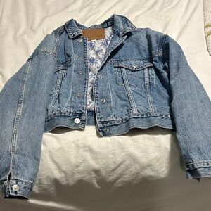 American Eagle Outfitters Light Blue Jean Jacket